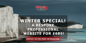 Hastings Web Design – Winter Special! A Bespoke professional website for £685!